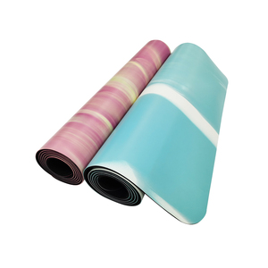 Tapis de yoga <span class=keywords><strong>BESA</strong></span> personnalisé gravé au laser, multicolore, en caoutchouc naturel vegan, large, pour l'alignement corporel, 4,5 mm, écologique, antidérapant - Product Image 4