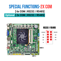 Motherboard Industri Tipis Mini ITX BARU dengan Prosesor SOC I5 4200U Terintegrasi, 2X DDR3, COM RS232 RS485, M.2 SSD, SATA3.0