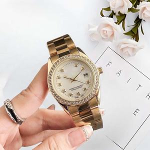 Meilleur luxe strass montres hommes top marque en acier date montre relogio masculino mâle affaires sport designer montre à quartz - Product Image 2