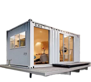 <span class=keywords><strong>Casa</strong></span> Contenedor Prefabricada de 20 pies, Precio de Mayoreo Directo de Fábrica, Diseño Sueco Modular para Uso de Oficina, Panel Sándwich - Product Image 3