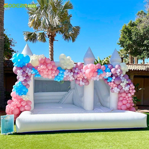 Château gonflable de mariage blanc élégant pour parc gonflable - Product Image 1