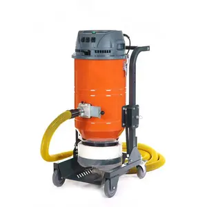 Industrial dust collector for concrete grinder