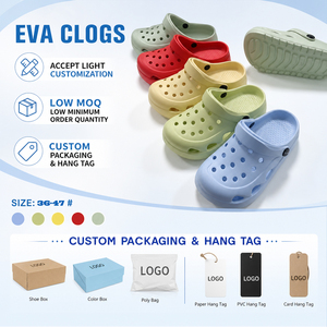 Zoccoli EVA Taglia Grande 47 con Suola Spessa Ammortizzata, <span class=keywords><strong>Ciabatte</strong></span> Impermeabili Leggere Estive Personalizzate per <span class=keywords><strong>Infermieri</strong></span> Ospedalieri - Product Image 1