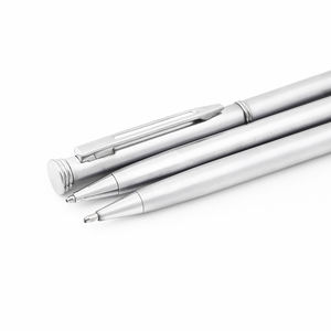 Stylo bille personnalisé en métal avec logo, stylo laser fin - Product Image 4