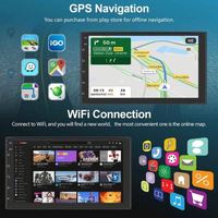 Pemutar Multimedia mobil Universal, pemutar Multimedia Radio mobil, layar sentuh 7 9 10 inci Stereo Carplay & Android untuk semua mobil