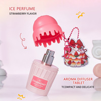 Perfume de Lujo para Mujer, Estilo Medio Oriente, 50 ml, Spray Corporal, Llavero Kawaii, Fragancia Duradera, Cosméticos de Fábrica