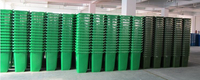 Poubelle de recyclage en plastique coloré 100L ZEPC Trade Assurance