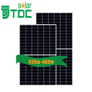 Baru gen 380w 400w 445w 500w oem daya 440w Harga panel sel 460w 450w 455w panel surya rumah