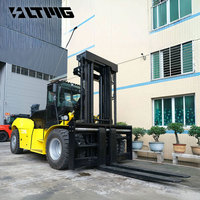Chariot élévateur diesel LTMG FD250 de 25 tonnes pour la manutention de conteneurs, chariot élévateur à fourche de grande capacité pour conteneurs