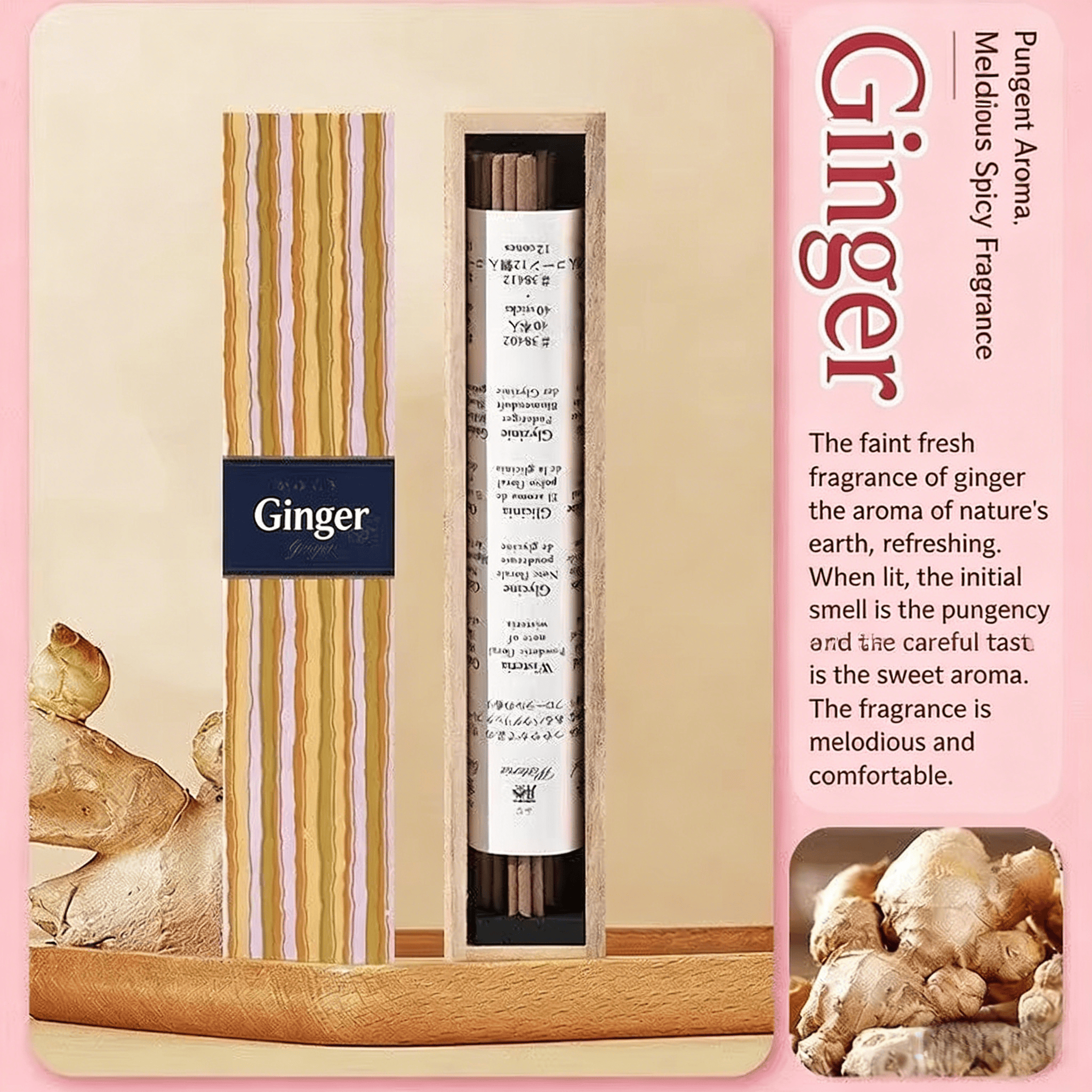 Saveur Gingembre Boîte Complète de 40 Pièces