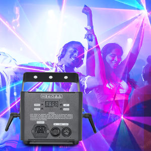 Lumière laser de scène pleine couleur animée RVB DMX512 contrôlée avec corps en aluminium 0.5W 1W 2W pour KTV DJ Disco Discothèques - Product Image 1