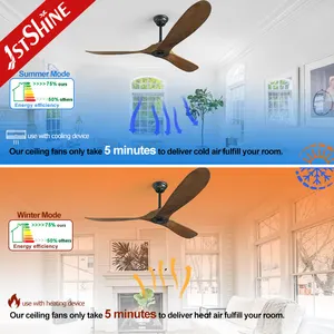 1stshine Ceiling Fan Low Noise Easy Installation 6 Speed DC Ceiling Fans Without Lights