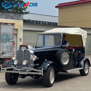 Zhenda Classic Vintage Electric Sightseeing Bus Car Body Shell Retro Full Size Cars for Sale Price Electrifying Whole Henan - Product Image 3