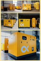Compresseur d'air industriel à vis haute pression 100cfm 185/375/600 Cfm, 8/10/15/16/20/25 bar, 7.5Kw, machine à air comprimé électrique