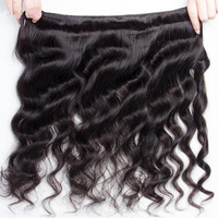 Cheveux humains vierges brésiliens de grade 12A, 3 paquets avec closure en dentelle HD, cheveux alignés dans le sens des cuticules, paquets de cheveux indiens bruts