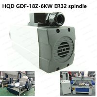 Moteur de broche JLE CNC TECH HQD 6KW, moteur de broche Linak CNC, servomoteur de broche 220V 18000 tr/min pour fraisage