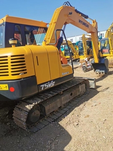 Vente en gros d'excavatrices miniatures Hyundai 75 7,5 tonnes importées de Corée |   Excavatrice hydraulique d'occasion à vendre - Product Image 2