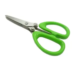 stainless steel material type home use kitchen 3 blade shredder scissors