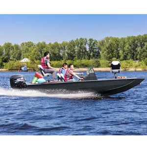 Bateau de pêche électrique en aluminium