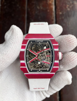 Montre automatique mécanique de luxe pour homme 6702, style sport, tourbillon, boîtier creux en fibre de carbone, réserve de marche, bracelet en nylon