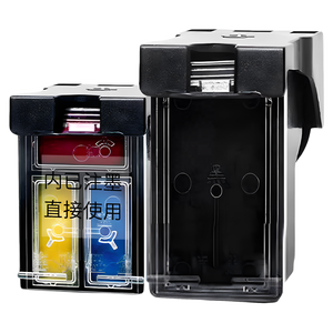 Hicor Tintenpatrone Compatible Re-manufacturado <span class=keywords><strong>HP</strong></span> 339/344 Cartucho basado en tinte de alto rendimiento Nuevo Chip inteligente Negro Tri-Color - Product Image 1