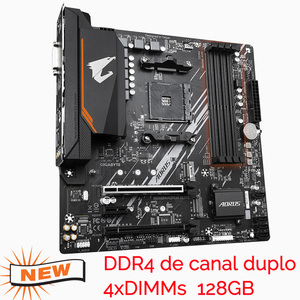 Tarjeta Madre B550M AORUS Elite AM4 Micro-ATX, Chipset AMD, Placa Base de Escritorio, PCIe 4.0, DDR4, SATA - Product Image 2