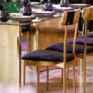 Sillas para eventos apilables de acero inoxidable para salones de banquetes Bodas - Product Image 3