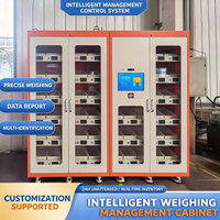 Armoire de pesage intelligente, gestion zonée par détection de poids, casier d'accès en libre-service pour outils et consommables d'entrepôt