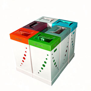 Contenedor de Basura Plegable Blanco de Plástico OEM, Caja de Almacenamiento para Reciclaje, Ecológico, Servicio de Corte a Medida - Product Image 5