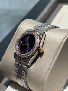 นาฬิกาจักรกลอัตโนมัติสแตนเลสสตีลสั่งทำพิเศษ ประดับขอบเพชรซิร์คอนสุดหรู - Product Image 4