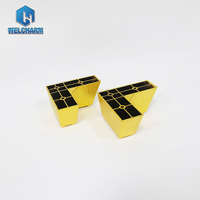 Pieds de canapé en plastique modernes en forme de L, dorés et argentés, pieds de meubles en plastique simples pour accessoires de pieds de table d'armoire d'hôtel et de salon