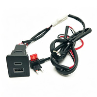 Port de charge USB double intégré 12V QC3.0 PD compatible avec Volkswagen Multivan T5 T6 Van, amélioration de l'intérieur