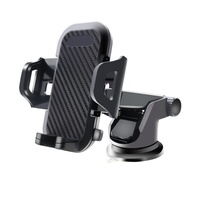 Support de téléphone universel 2-en-1 flexible pour pare-brise et tableau de bord de voiture, support rotatif à 360 degrés pour grille d'aération, pour téléphone portable sur bureau
