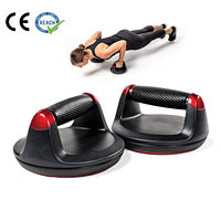 Barres parallèles portables avec poignées rotatives, poignées ergonomiques, surface texturée pour la musculation à domicile