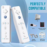 Manette sans fil 2 en 1 avec moteur de vibration intégré, Motion Plus, Nunchuks, manette de jeu pour Wii Wii U