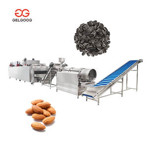 Équipement de production de torréfaction d'amandes entièrement automatique à chauffage au gaz, ligne de torréfaction de graines de tournesol et machine d'aromatisation - Product Image 1