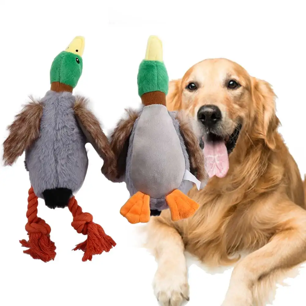 Vente en gros jouet pour chien en peluche mignon personnalisé jouet interactif pour chien en peluche jouet à mâcher grinçant T