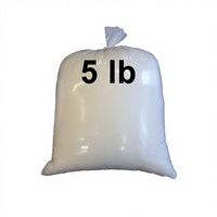 Offre Spéciale – Rembourrage 100 % polyester, 2,27 kg, format familial, en fibres creuses siliconées vierges pour oreillers et jouets