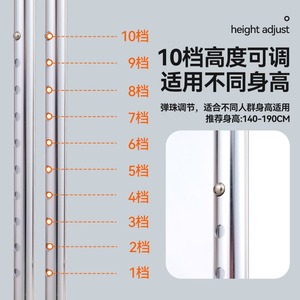 Canne de marche à quatre pieds en alliage d'aluminium, réglable en hauteur, antidérapante, pour personnes âgées et handicapées, aide à la mobilité - Product Image 4
