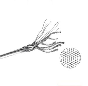 Câble en acier inoxydable de qualité marine 7x7 pour l'agencement architectural, les lignes de protection et les applications de sécurité polyvalentes - Product Image 4