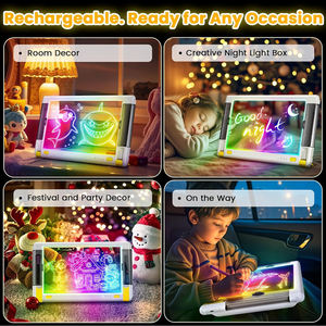 Bacheca luminosa ricaricabile da 16 pollici in acrilico con bordo da disegno a Led per bambini lavagna da disegno lavagna per bambini - Product Image 5