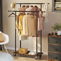 Perchero industrial para recibidor con almacenamiento de zapatos, mueble de recibidor móvil con ruedas y estantería, mueble de madera con estantería y estructura metálica