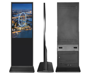 Kiosco Inteligente Digital <span class=keywords><strong>de</strong></span> 65 Pulgadas para Interiores, Pantalla Táctil Infrarroja <span class=keywords><strong>de</strong></span> 10 Puntos, LCD con Soporte <span class=keywords><strong>de</strong></span> Pie para Elevadores, Centros Comerciales y Salas <span class=keywords><strong>de</strong></span> Exposiciones - Product Image 2