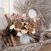 MW89002 — Bouquet de roses et d'hortensia, fleurs décoratives, plantes, meilleure vente