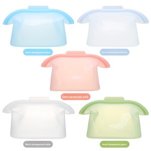 Bolsas de Almacenamiento de Alimentos Estilo Simplicity, 1000 ml, Bolsas para Conservar Frescura en el Refrigerador, Aptas para Microondas, de Silicona de Grado Alimenticio - Product Image 5