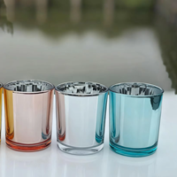 Récipient de bocaux à bougies en verre vide avec couvercles 10 oz 7 oz 300ml 200ml Conteneur de bocaux à bougies pot à bougie personnalisé à faible quantité minimale de commande et emballage
