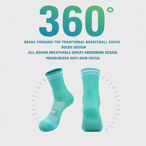 Wholesale Custom Logo Cycling <b>Socks</b> Professional Nylon Breathable Quick-Dry Unisex Sports <b>Socks</b> for <b>Running</b> Athletic Training - Product Image 4