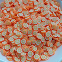 1000g DIY kerajinan Slime polimer Sprinkles potongan buah jeruk jeruk polimer tanah liat Sprinkles