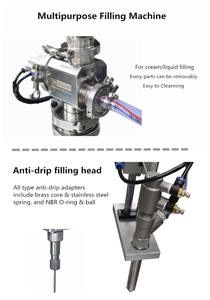 Due doppio strato tubo di riempimento macchina di sigillatura per l'industria cosmetica - Product Image 4
