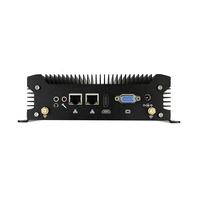 Ordenador industrial sin ventilador con doble canal integrado DB9 RS232 8 USB DDR4 RAM Intel Core i5 Series para enchufe de EE. UU.